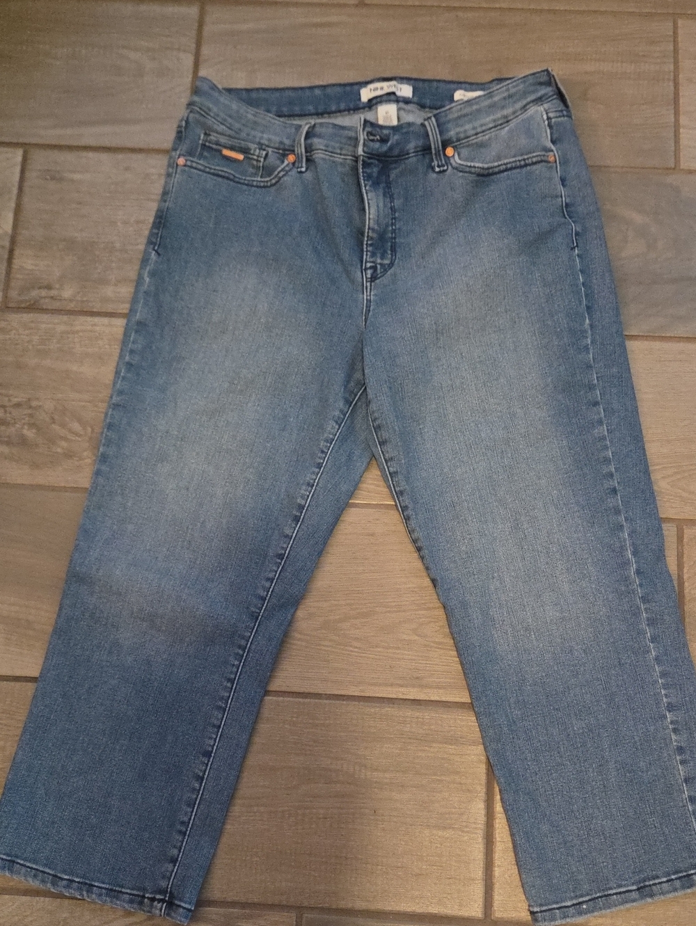 Nine West Light Blue Capri Jeans